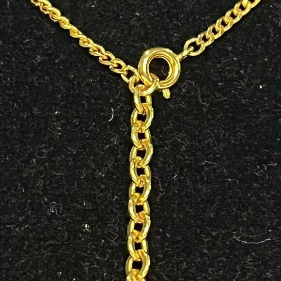 Christian Dior Crystal CD Pendant Necklace - Picture 6 of 10